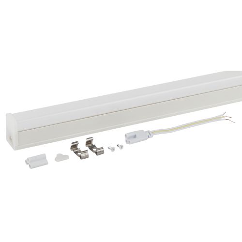 Светильник светодиодный LLED-04-0-40K-108 8Вт 4000К L562мм линейный с сетевым шнуром комплект Эра Б0070076