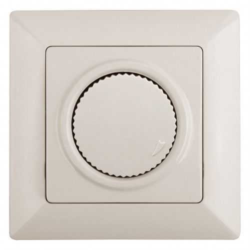 Светорегулятор поворотный СП Solo 4-401-02 600Вт 230В IP20 сл. кость Intro Б0053706