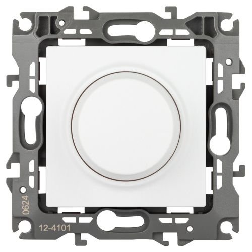 Светорегулятор поворотно-нажимной Эра12 12-4101-01М 400ВА 230В бел. матов. Эра Б0065670