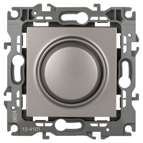 Светорегулятор поворотно-нажимной Эра12 12-4101-16 400ВА 230В титан Эра Б0065649