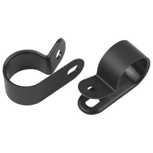 Скоба кабельная под винт 5мм нейлон. черн. (уп.50шт) Эра Б0066656