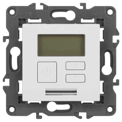 Терморегулятор универсальный 14-4111-01М 230В-Imax16А Elegance бел. матов. Эра Б0065786