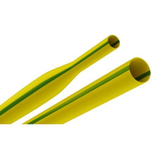 Трубка термоусадочная ТТУ нг-LS 25/12.5 1м желт./зел. (уп.10шт) Эра Б0067530