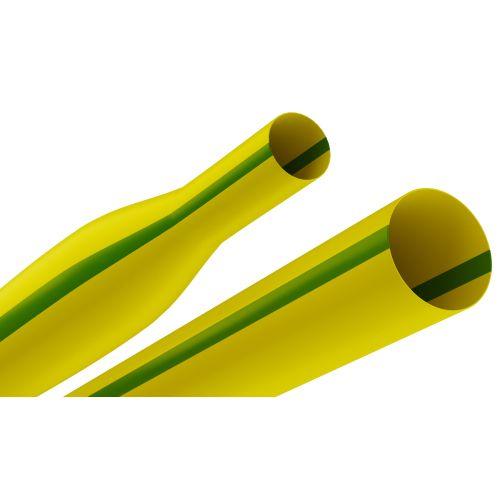 Трубка термоусадочная ТТУ нг-LS 40/20 1м желт./зел. (уп.10шт) Эра Б0067589