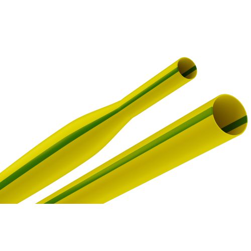 Трубка термоусадочная ТТУ нг-LS 6/3 1м желт./зел. (уп.25шт) Эра Б0067643