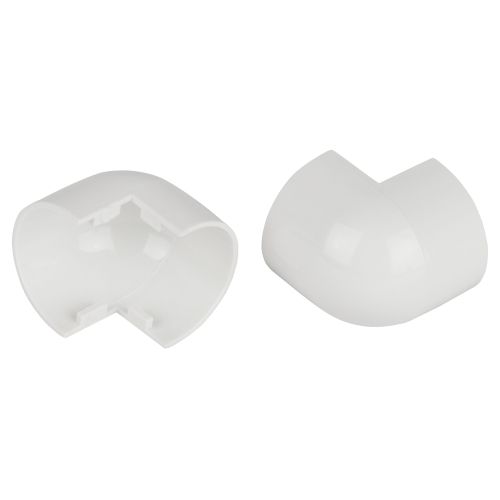 Угол для кабель-канала полукруглого внешн. 20х12мм OC-KK-20-12-FW бел. (уп.2шт) Эра Б0064961