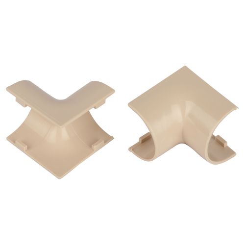 Угол для кабель-канала полукруглого внутр. 20х12мм IC-KK-20-12-B беж. (уп.2шт) Эра Б0064908