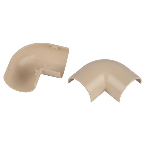 Угол для кабель-канала полукруглого 90град. 30х13мм T-90-KK-30-13-B беж. (уп.2шт) Эра Б0064954