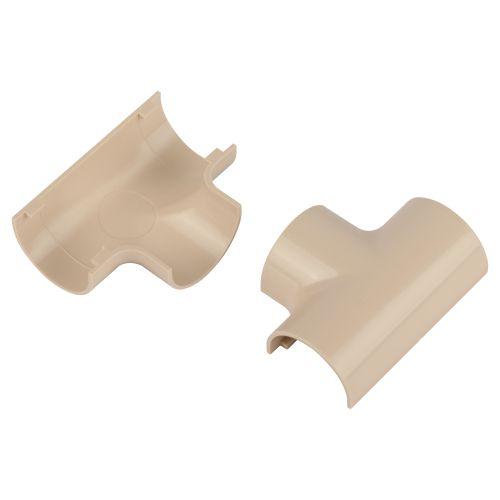 Угол для кабель-канала полукруглого Т-образ. 20х12мм T-KK-20-12-B беж. (уп.2шт) Эра Б0064911