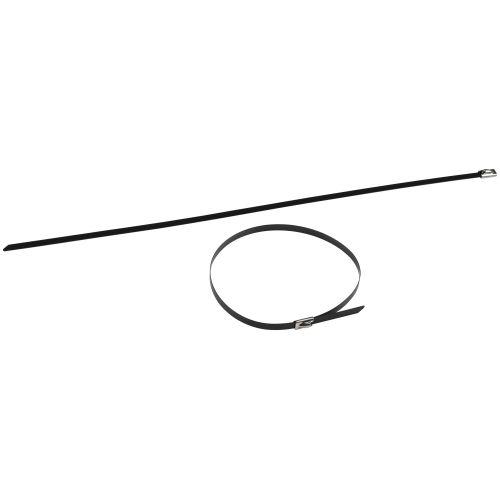 Хомут кабельный 4.6х300 с полимер. покрытием сталь AISI 304 NO-225-257 (уп.10шт) Эра Б0066317