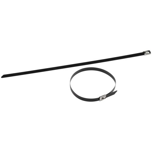 Хомут кабельный 7.9х300 с полимер. покрытием сталь AISI 304 NO-225-260 (уп.10шт) Эра Б0066323