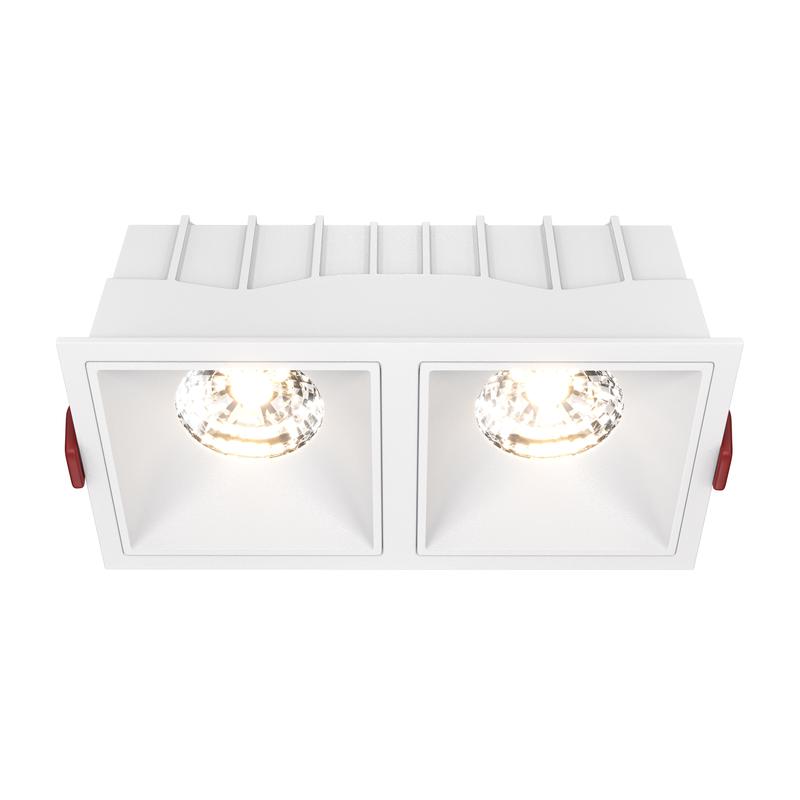 Светильник Alfa LED 2х15Вт 3000К 36град. Dim Triac встраив. Maytoni DL043-02-15W3K-D-SQ-W
