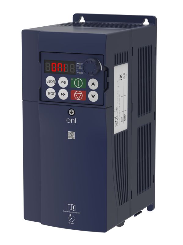 Преобразователь частоты FC-230 3Ф 380В 5.5кВт 13А встроен. тормозной модуль ONI FC-230-33-055T