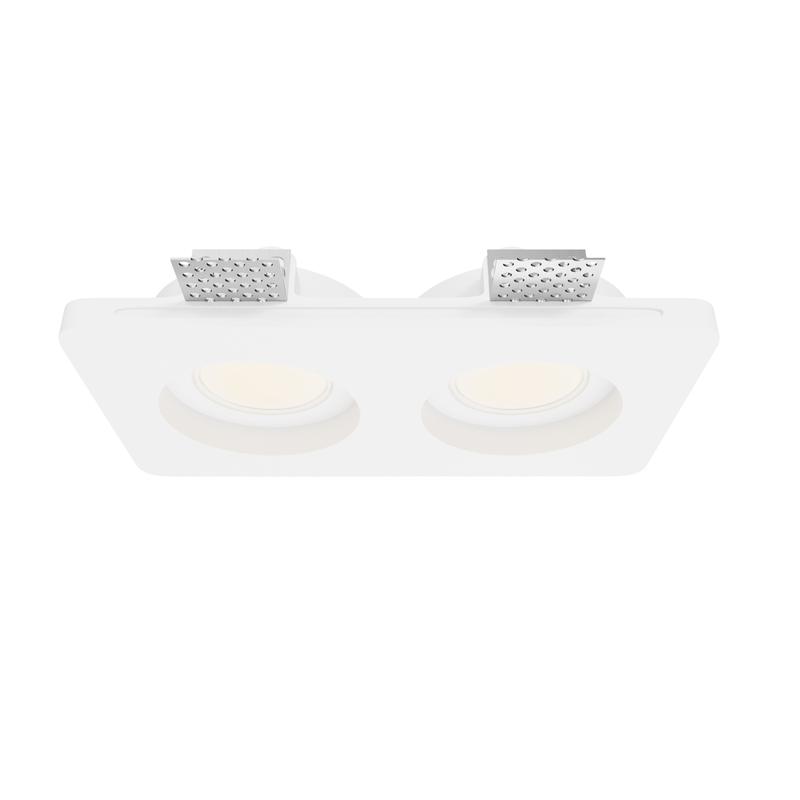 Светильник Gyps Modern 2х10Вт GU10 встраив. Maytoni DL002-GU10-02-W