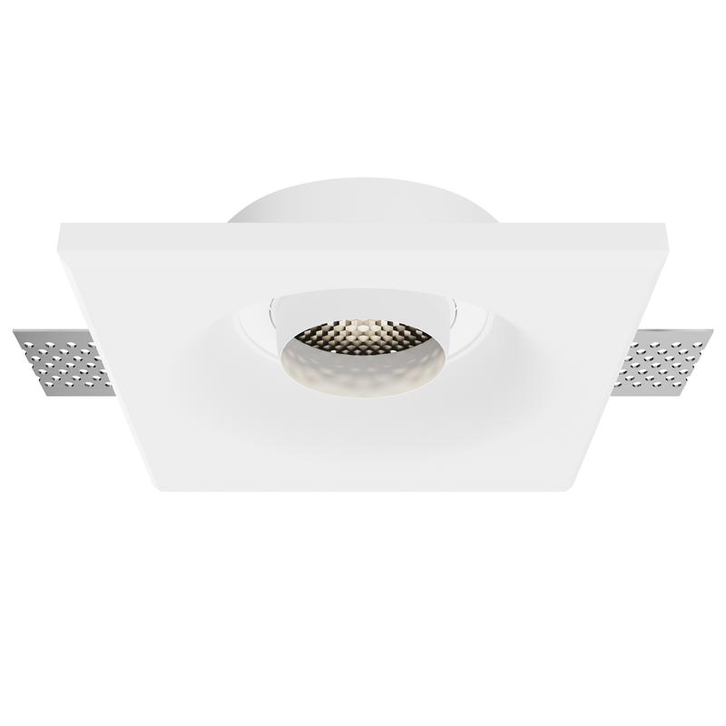 Светильник Gyps Modern 10Вт GU10 встраив. Maytoni DL006-GU10-RD-W