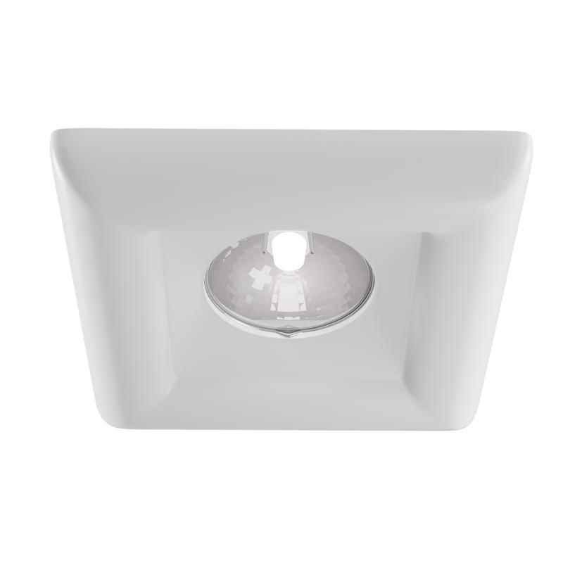 Светильник Gyps Modern 1х35Вт GU10 встраив. Maytoni DL007-1-01-W
