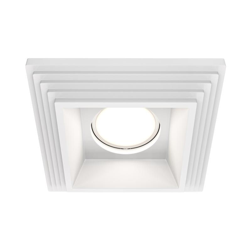 Светильник Gyps Modern 10Вт GU10 встраив. Maytoni DL005-1-01-W