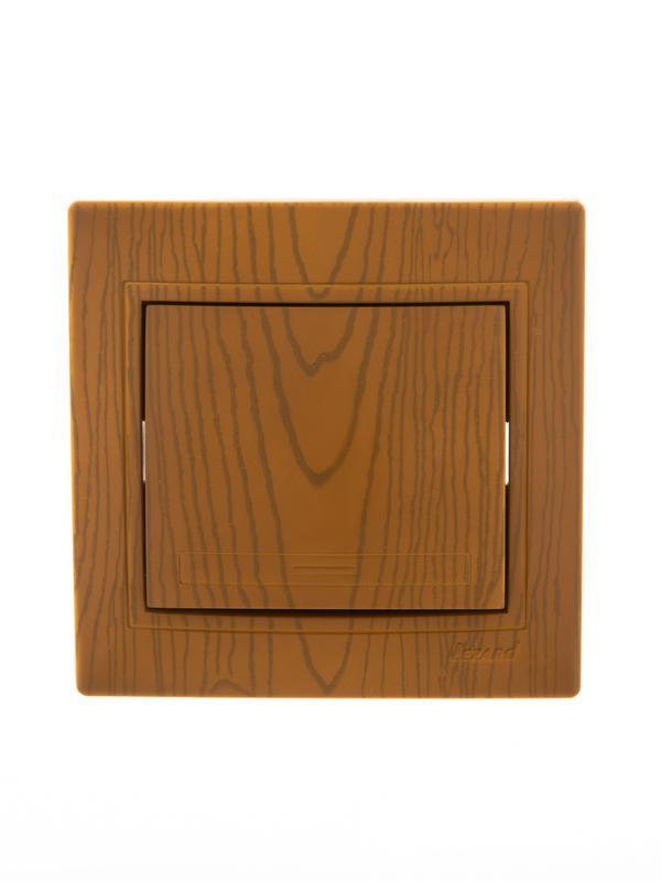 Выключатель 1-кл. СП Mira 10А IP20 ольха LEZARD 701-0701-100