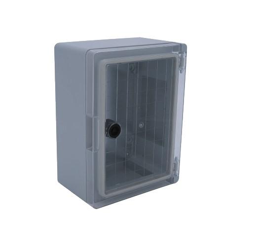 Корпус щита распределительного 210х280х130мм навесной влагозащ. прозр. дверца пластик Cetinkaya Pano CP5011
