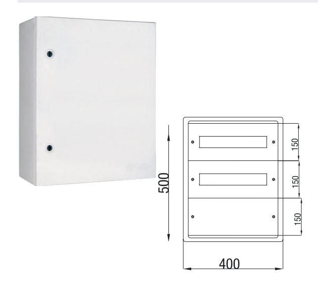 Корпус щита распределительного 400х500х190мм полиэстер Cetinkaya Pano CP531