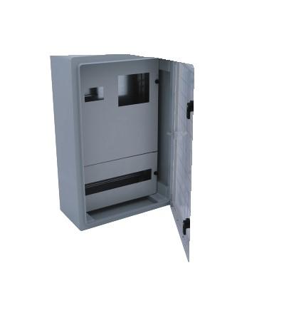 Корпус щита учетно-распределительного (1 3ф счетчик 400х600х200мм 20 мини-выключателей) навесной пластик Cetinkaya Pano CP5214