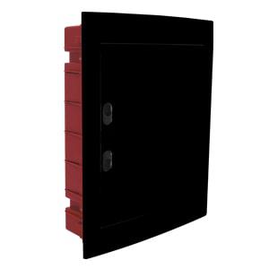 Корпус щита распределительного для модульного оборудования 36M(18х2) встраив. глухая дверца черн. Cetinkaya Pano CP12936-1B