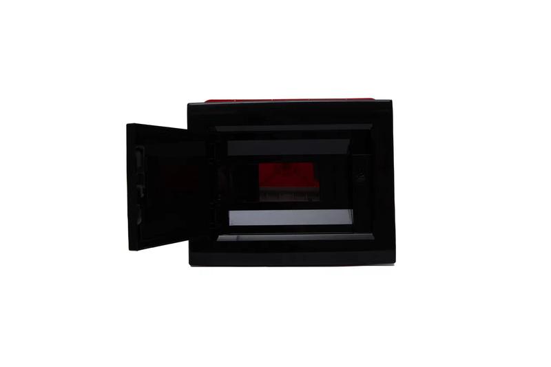 Корпус щита распределительного для модульного оборудования 8M встраив. прозр. затемненная дверца черн. Cetinkaya Pano CP10908B