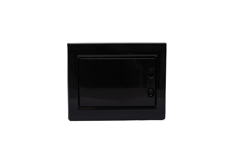 Корпус щита распределительного для модульного оборудования 8M навесной глухая дверца черн. Cetinkaya Pano CP32908B