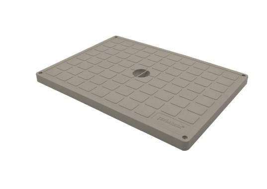 Крышка распределительной коробки 360х260х320мм глухая пластик сер. Cetinkaya Pano CP362634