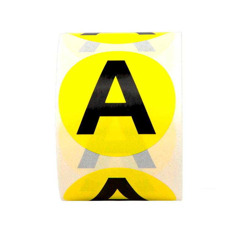 Маркировка шин DKC 20мм А желт. (рул.) DKC SL-D20-A-YE