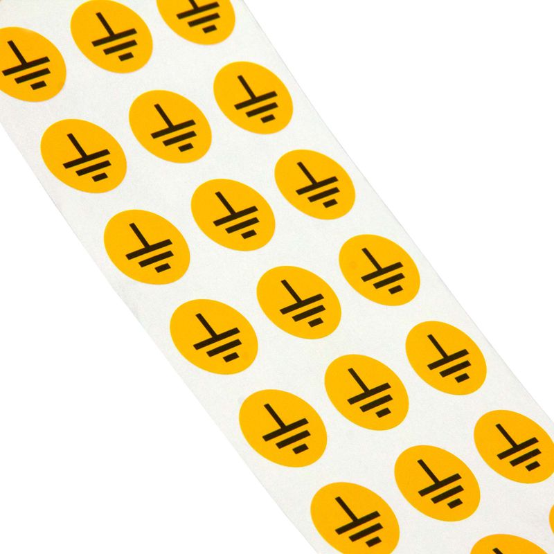 Маркировка шин DKC 40мм PE желт./зел. DKC SL-D40-PE