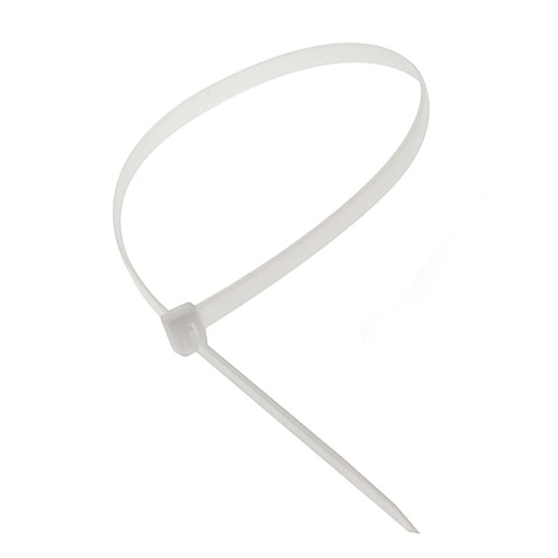 Хомут кабельный 2.5х200 нейлон бел. (уп.100шт) Промрукав PR08.2701