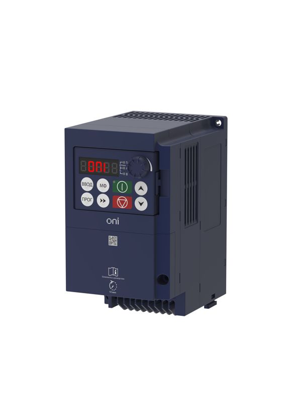 Преобразователь частоты FC-430 380В 2.2кВт 5.2А встроен. тормозной модуль ONI FC-430-33-022GT