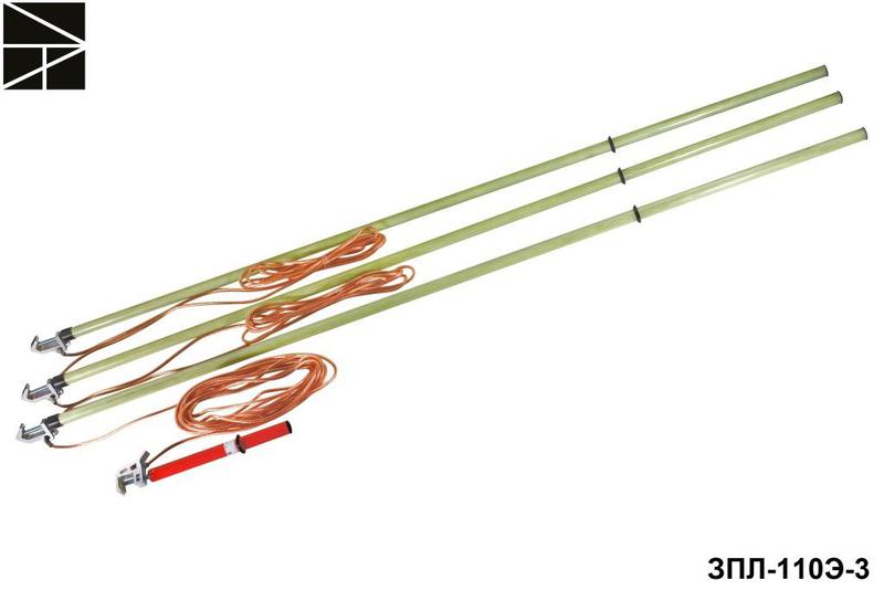 Заземление переносное для воздушных линий ЗПЛ-110Э-3 сечение 95мм ЭЛЕКТРО ТРЕЙД ET-Z175-95