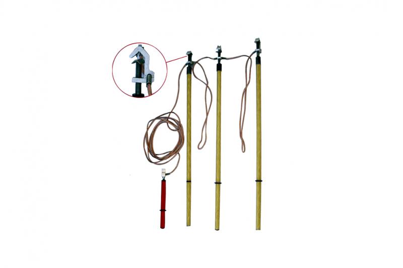 Заземление переносное для воздушных линий ПК-1-10 сечение 50мм ЭЛЕКТРО ТРЕЙД ELP-ZAP220-50