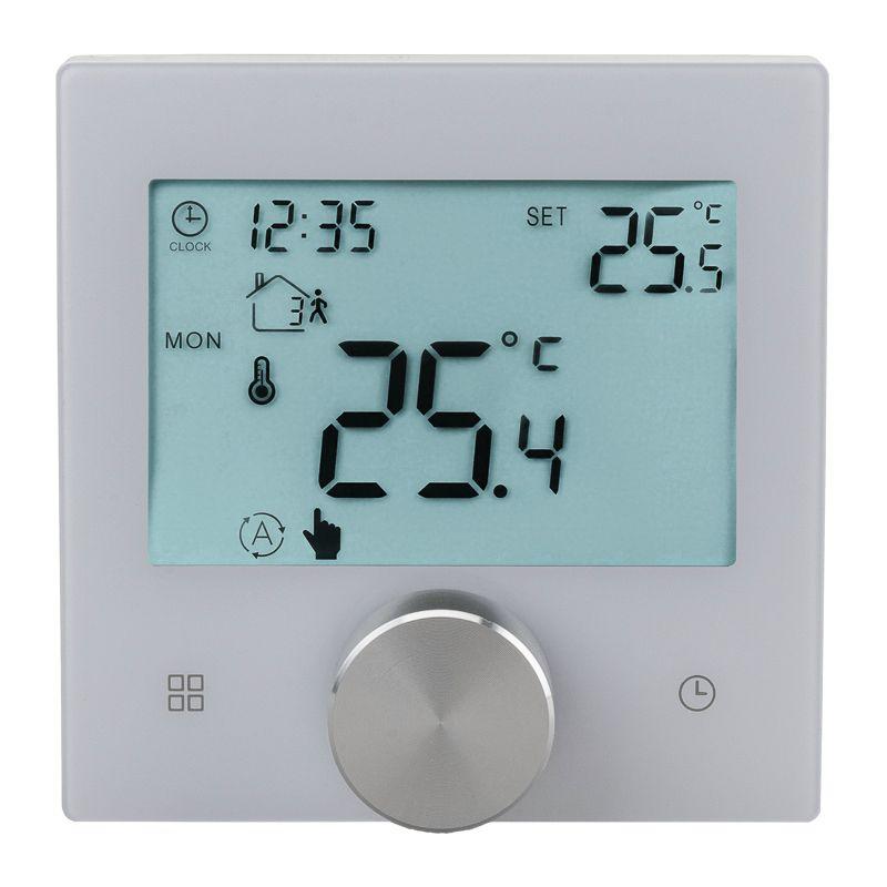 Терморегулятор цифровой сенсорный программируемый SmartWarm W с Wi-Fi бел. Rexant 51-0578