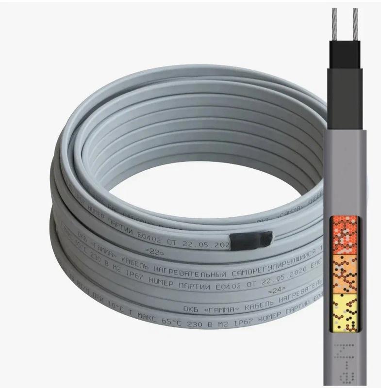 Кабель нагревательный саморег. 12RoofMate2-N (бухта 100м) ССТ 2271151