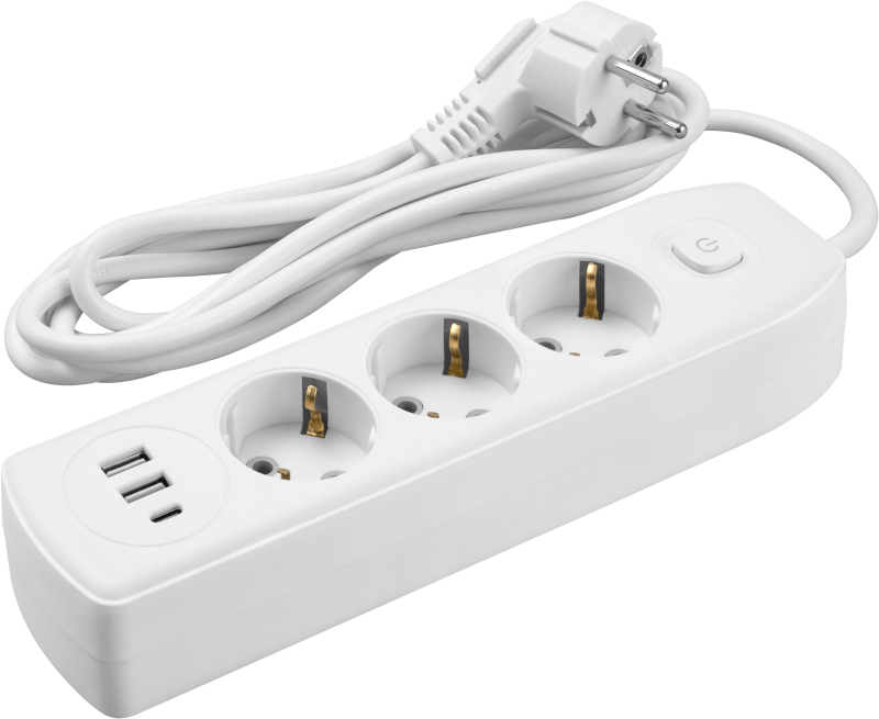 Удлинитель 90 839 OPE-USB-03-300-ESC-3x1 ОНЛАЙТ 90839