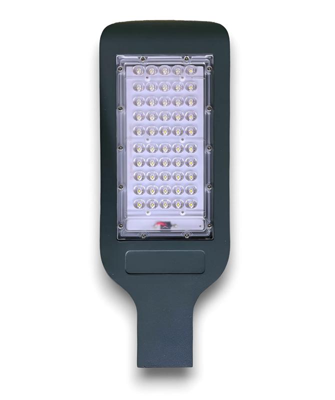 Светильник светодиодный ДКУ 50Вт 5000К IP65 6000лм 85-265В 430х150х62мм консольный KRASO DL-50