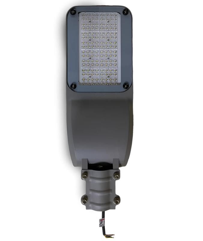 Светильник светодиодный ДКУ 100Вт 5000К IP67 14000лм 85-265В 525х180х65мм уличный с регулир. драйвером KRASO F-B100