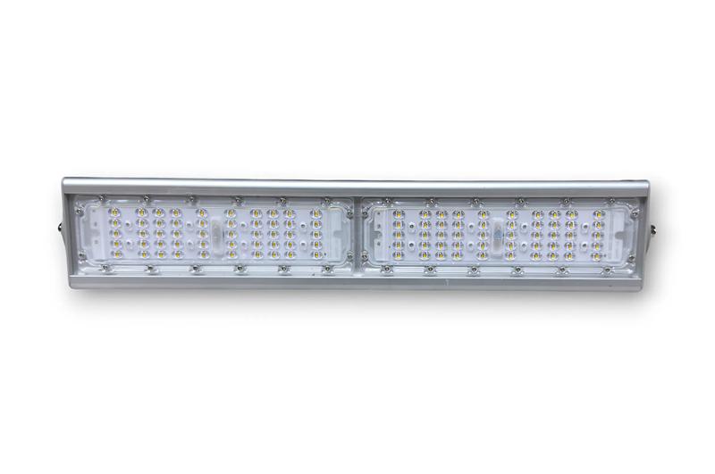 Светильник светодиодный 5000К IP67 16000лм 100-277В 540х100х75мм консоль + лира регулир. драйвер KRASO ST-100