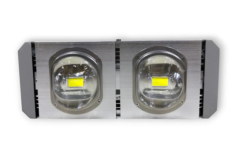 Светильник светодиодный COB 100Вт 5000К IP67 14000лм 85-265В 375х155х70мм уличный с регулир. драйвером KRASO FZ-KL(с)-100