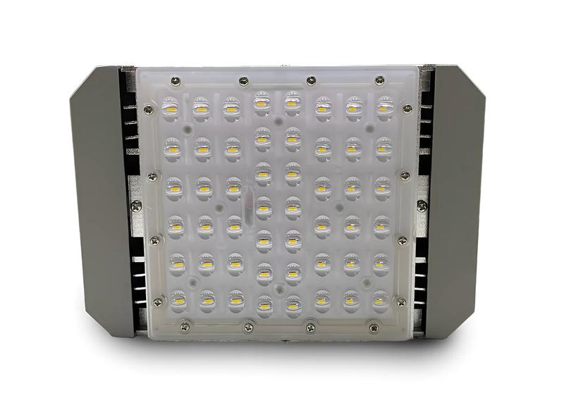 Светильник светодиодный SMD 40Вт 5000К IP67 5600лм 85-265В 215х155х70мм уличный с регулир. драйвером лира + кронштейн KRASO FZ-KL(S)-40