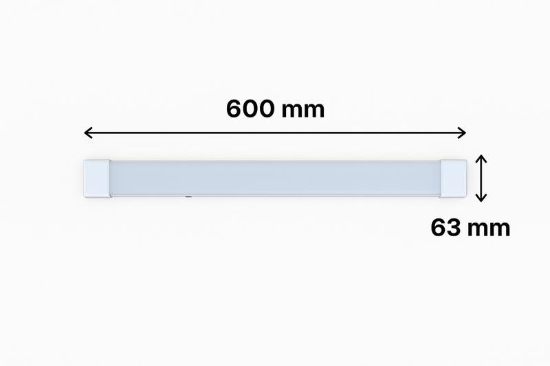 Светильник светодиодный ДСП 18Вт 6500К IP20 1800лм 180-265В 600х63х20мм линейный KRASO LS-18