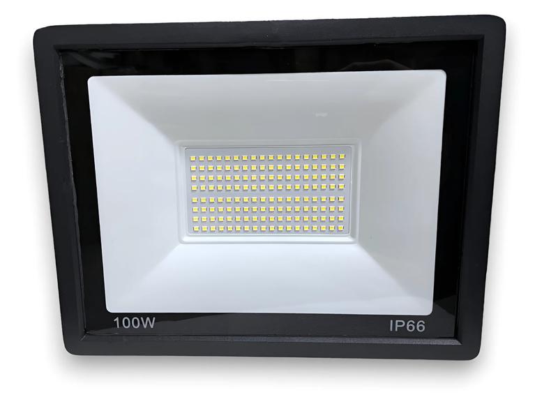 Прожектор светодиодный СДО 100Вт 6500К IP65 8500лм 185-265В 300х210х35мм черн. KRASO PZ-100c