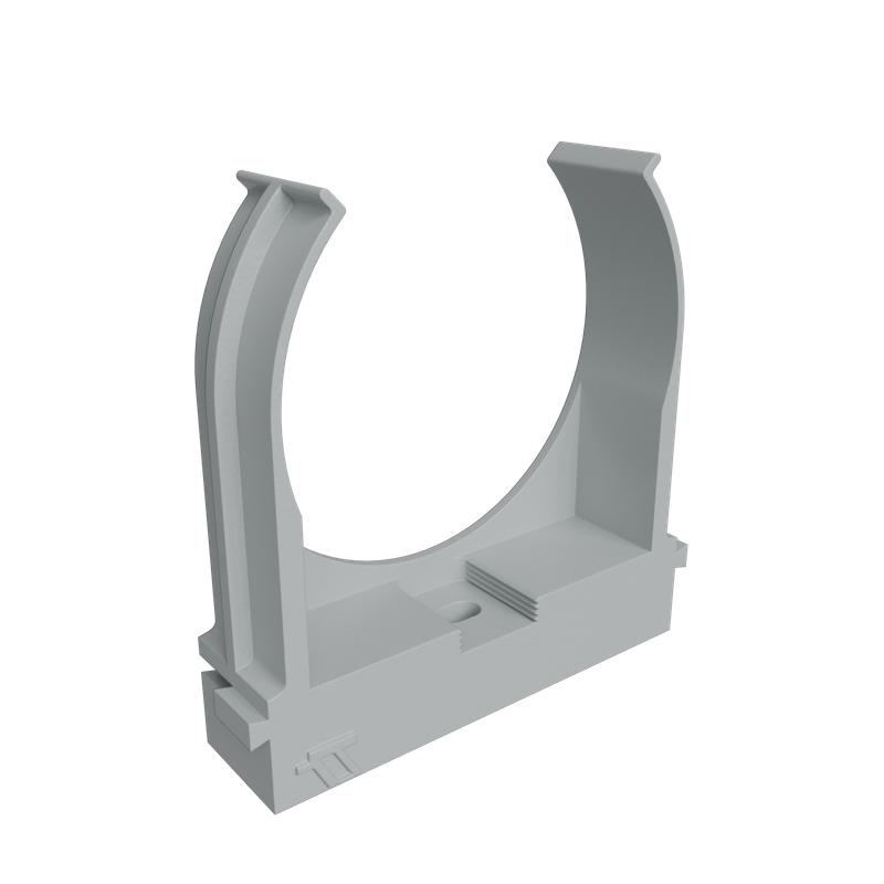 Крепеж-клипса для труб d50мм прямой монтаж сер. (уп.20шт) КМ LO67235