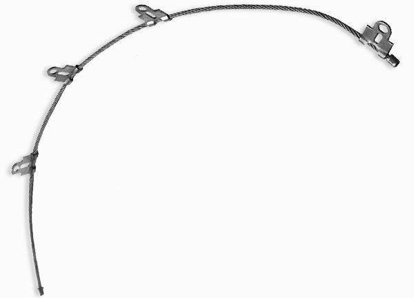 Проводник гибкий заземляющий ЗП-2М L1500 МЗВА 00001471