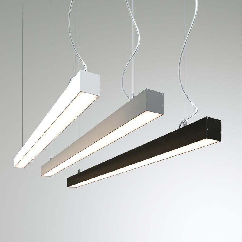 Светильник светодиодный RVE-PLS5050-1940-P 52Вт 4000К 1940х50х50мм линейный подвесной RAL9006 муар сер. RVElektro RVE00018610