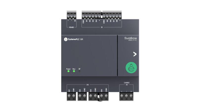 Реле интеллектуальное SR1 24В DC 12 IO: 8 DI; 4 DO (реле) 1хRS485 SE ZR1PB00BD