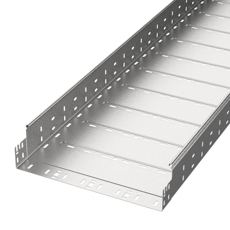 Лоток листовой перфорир. 400х100 L3000 сталь 1.2мм Профи Промрукав PR16.4854
